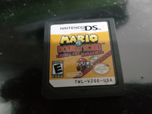 Mario Vs Donkey Kong Mini Land Solo Tarjeta Para Nintendo Ds