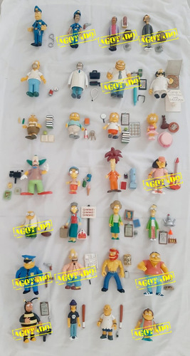 Los Simpsons Playmates. Personajes Y Accesorios