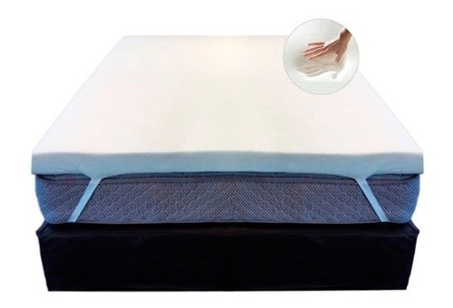 Pillow Top Desmontable Viscoelástico Sleep House 160x190x5cm