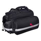 Bolso Alforja Bicicleta Portaequipajes 30l Bbp4 Color Negro