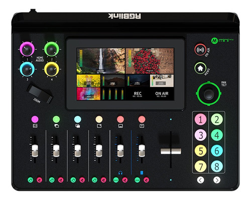 Rgblink Streaming Video Switcher Con Mixer Integrada Mini Mx