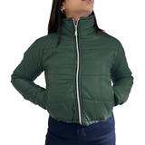 Campera Puffer Mujer Corta Inflable Abrigo Moda