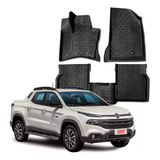 Jogo Tapete C/ Borda Elevada Fiat Toro Ultra 2019 Original