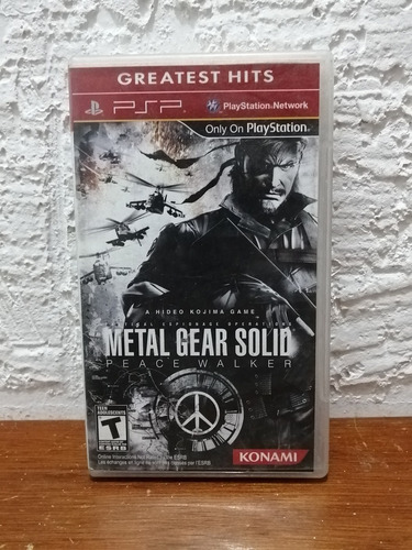 Psp Juego Físico Metal Gear Solid Peace Walker