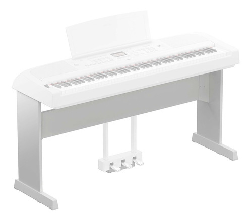 Soporte Yamaha L300 Wh Para Piano Dgx670 Blanco