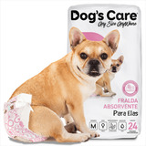 Fralda Higiênica Descart. Cães Dogs Care - Fêmea M - 24unid.