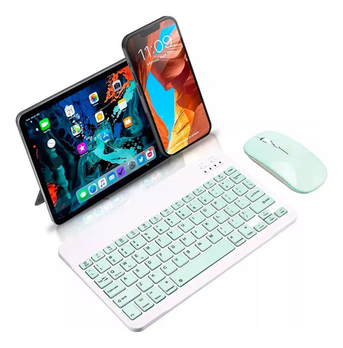 Teclado Inalámbrico Mini Recargable Bluetooth Celular Pc
