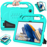 Funda Samsung Galaxy Tab A8 10.5 Sm-x200/x205/x207 Turquesa