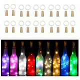 Lote Serie Luces Led Botella Corcho Botella 2m, 20 Uds.