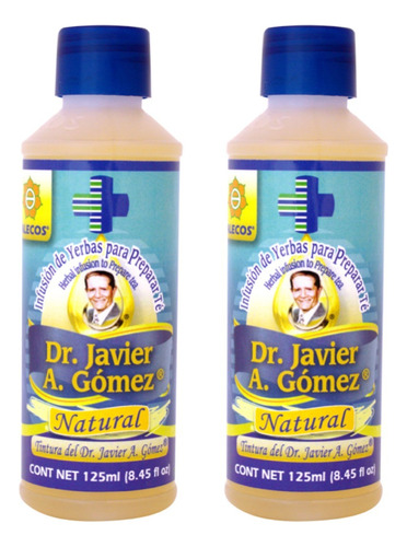 Tintura De Yerbas Alecos Dr Javier A Gómez Pack 2 De 125 Ml