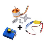 Motor Brushless 1400kv A2212 + Control Velocidad 30a + Regul