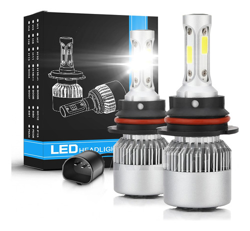 Kit De Faros Led 9007 De Alta Y Baja Intensidad, 6000 K