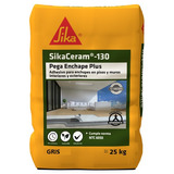 Sikaceram 130 Plus Gris Pegaenchape Pisos Exterior X 25 Kg