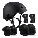 Set De Protección Para Niños - Casco, Rodilleras Y Muñequera