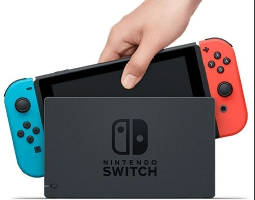 Nintendo Switch 32gb Standard Cor  Vermelho-néon, Azul-néon E Preto