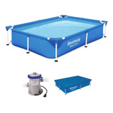 Piscina Estrutural Infantil 1.200l Splash Capa Bomba Bestway