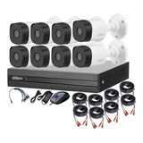 Cctv Kit Profesional Dahua Dvr 8ch + 8 Cam 720p Tienda9cl