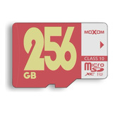 Tarjeta De Memoria Micro Sdxc Clase 10 256 Gb Moxom Uhs-i