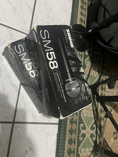 Shure Sm58 Original Com Caixa, Manual E Bag