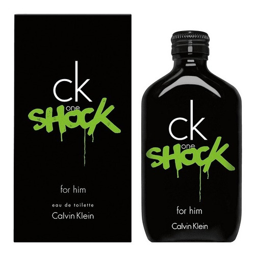Perfume Ck One Shock Para Hombre De Calvin Klein Edt 100ml