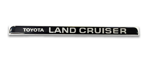 Emblema Platina Resinado Toyota Land Cruiser Burbuja /autana Foto 2