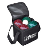 Juego De Bolas De Petanca Hathaway, Verde Y Rojo