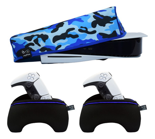 Kit Camuflado 1 Funda Horizontal Play5 + 2 Fundas Joystick