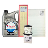 Kit 3 Filtros + Aceite Quartz 7000 P/ Citroen C3 1.6 16v