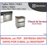 Manual Técnico Serviço Fogão Electrolux 76egx  Gex  Dgx  Gdx