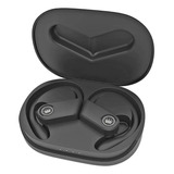 Fone De Ouvido Esportivo S/ Fio Bluetooth Tws200 Cor Preto Case Carregável Portátil