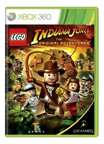 Jogo Lego Indiana Jones - Xbox 360 - Mídia Física - Original