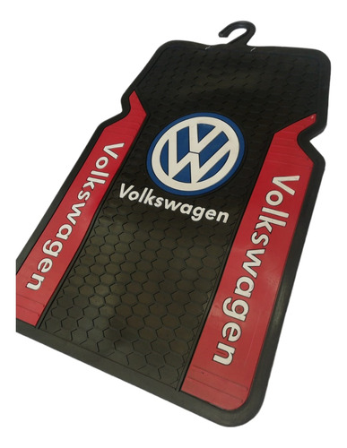 Kit Tapetes 4pzas Volkswagen Rojo Universales