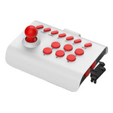 * Arcade Rocker Game Joystick Para Consola De Blanco Rojo