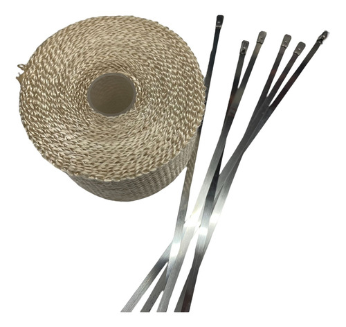 Fita Térmica / Termotape Escapamento 2polx5m Natural 