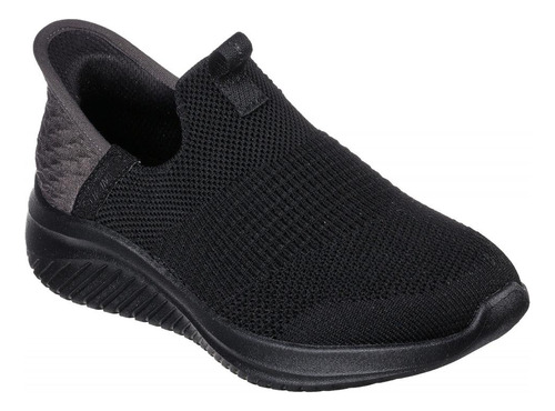 Zapatilla Niño Ultra Flex 3.0 Smooth Step Negro Skechers