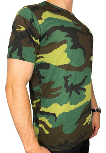 Remera Táctica Camuflada Pr