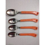 Lote 4 Cucharas Rostfrei 17 Y 19 Cm