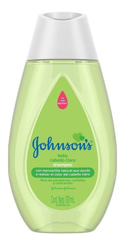 Shampoo Johnsons Baby Cabello Claro  X 100 Ml 