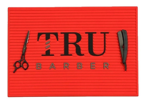 Alfombra Antideslizante Barberia Tru Barber Station Mat Big