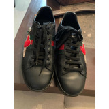 Tenis Gucci Negros Originales En Excelente Estado