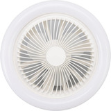 Luminária Ventilador Luz Lâmpada De Led Branco Frio Teto 36w