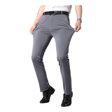 Pantalones De Seda De Hielo Para Hombre, Antiarrugas