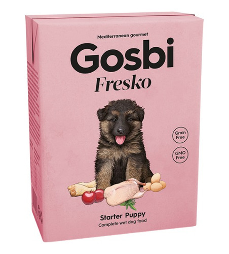 Alimento Húmedo Cachorro Gosbi Fresko Starter Puppy 375gr 