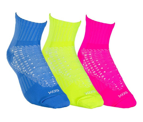 Pack X3 Medias Deportivas Sox Mujer Colores Secado Rapido 