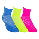 Pack X3 Medias Deportivas Sox Mujer Colores Secado Rapido 