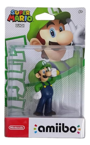 Amiibo Super Mario - Luigi Original Nintendo Novo Lacrado