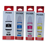 Combo 4 Tintas Gi-190 Canon Original G2100 G4100 G3100 G3110