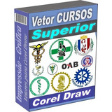 Vetores Símbolos Faculdade Profissão Logo Superior Coreldraw