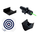 Laser Tático Para Armas 22mm + Porta Munição + Kit Alvos