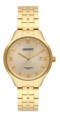 Relógio Orient Feminino Ref: Fgss1169 C2kx Casual Dourado